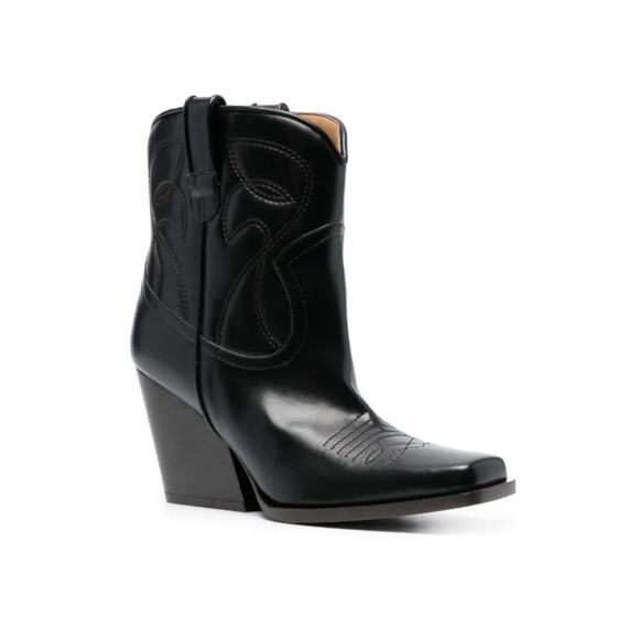 Stella Mccartney Cowboy Boot Women's Black 39 (9 US) New In Box Hot! - Picture 2 of 15